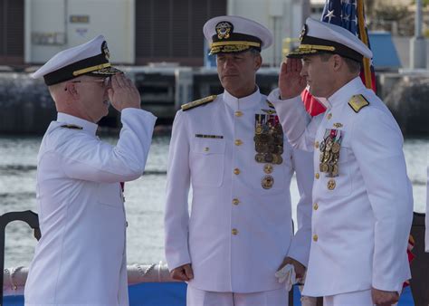 Pacific Submarine Force Holds Change Of Command Commander Submarine