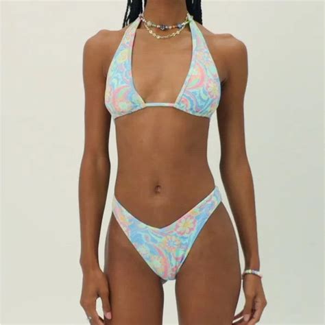 Frankie S Bikinis Swim Frankies Bikinis Enzo Terry Cheeky Bikini