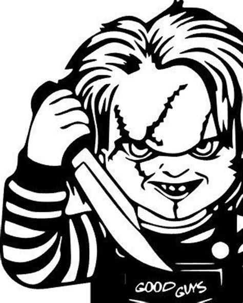 Chucky Horror Svg Digital File Two Versions Etsy