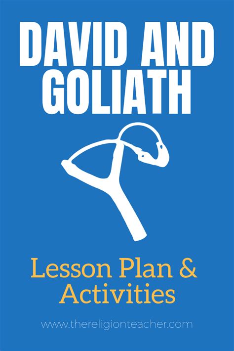 David and goliath lesson plan activities – Artofit