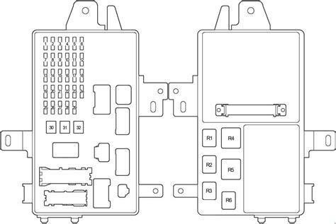 Toyota Camry 1998 Fuse Box Diagram