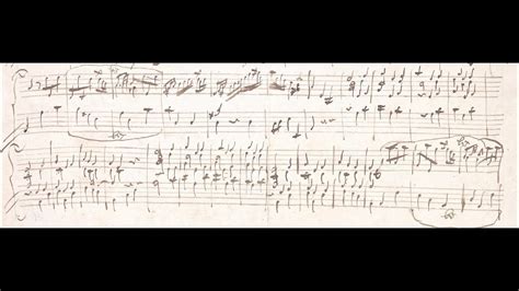 Mozart Allegro In D Major K626b16 1773 Manuscript Score Youtube