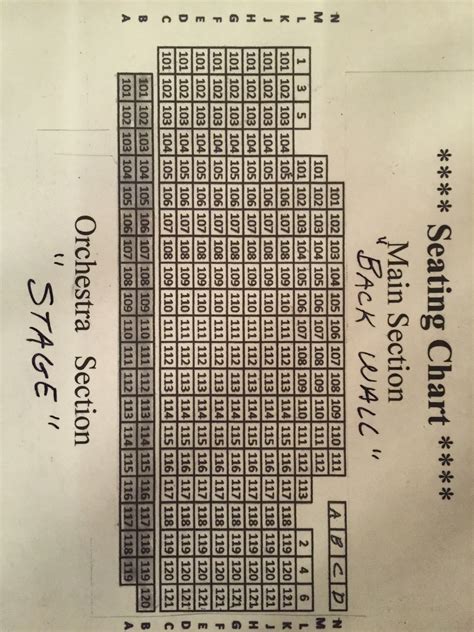 SeatingChart | ACT on Broadway