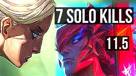 Camille Vs Yone Top 7 Solo Kills 11 2 7 Godlike 300 Games Br