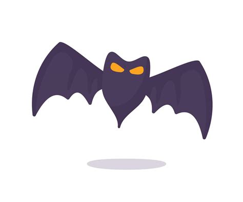 Vampire Bat Cartoon Scary Ghost Bat Blood On Halloween 26706703 Vector