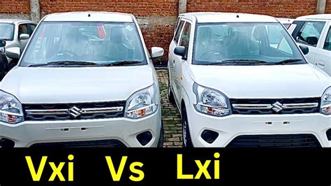 Camparision Wagon R Vxi Vs Wagon R Lxi Wagon R Vxi Vs Wagon R Lxi Wagon