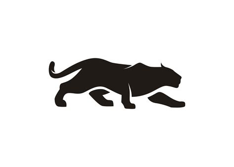 Jaguar Puma Cheetah Panther silhouette logo design inspiration 5931651 ...