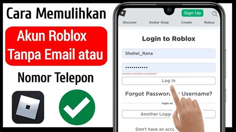 Cara Memulihkan Akun Roblox Tanpa Email 2023 Pulihkan Akun Roblox