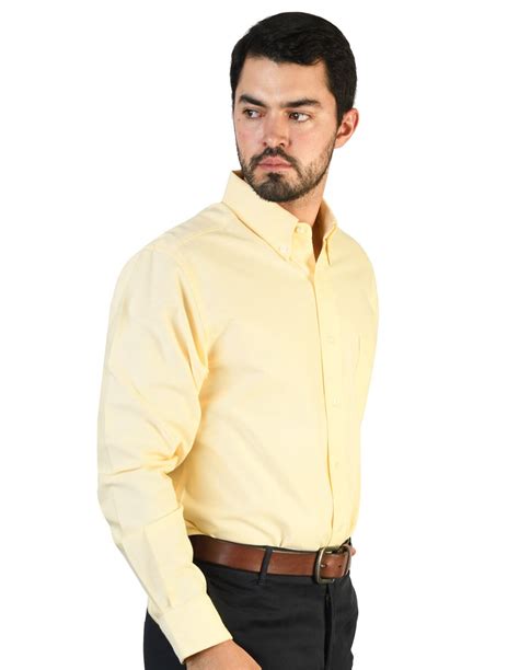 Camisa Para Caballero Classic Fit Soul Blues A0056 Amarillo Coppel