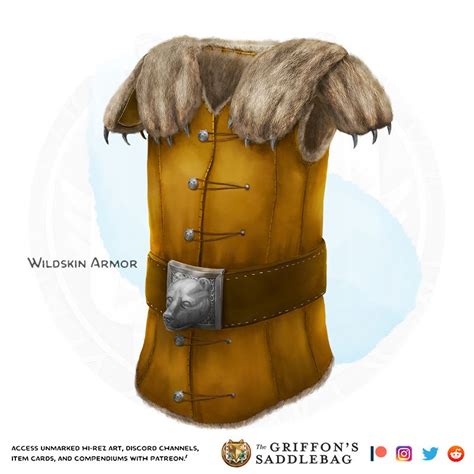 {the Griffon S Saddlebag} Wildskin Armor Armor Hide Scrolller