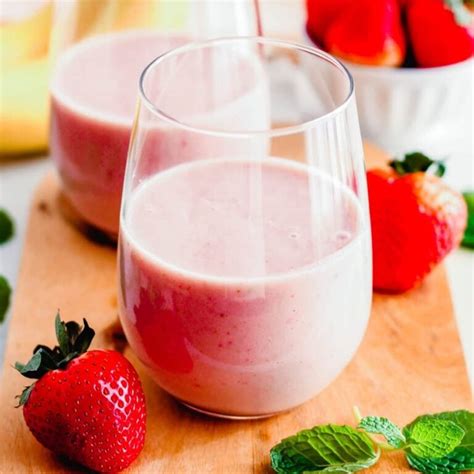 Strawberry Banana Protein Shake The Honour System