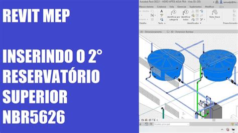 Aula Revit Mep Exemplo Agua Fria Inserindo O Segundo Reservatorio