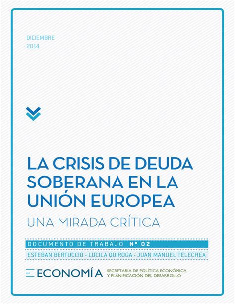 La Crisis De Deuda Soberana En La Uni N Europea