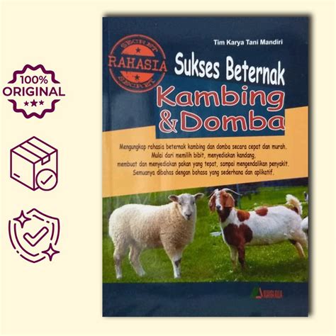 Jual Rahasia Sukses Beternak Kambing Dan Domba Panduan Lengkap Dan