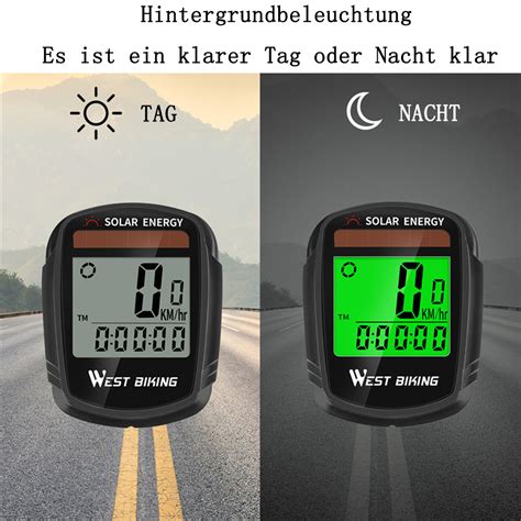 Bicycle computer with solar energy, bicycle speedometer and existing ...