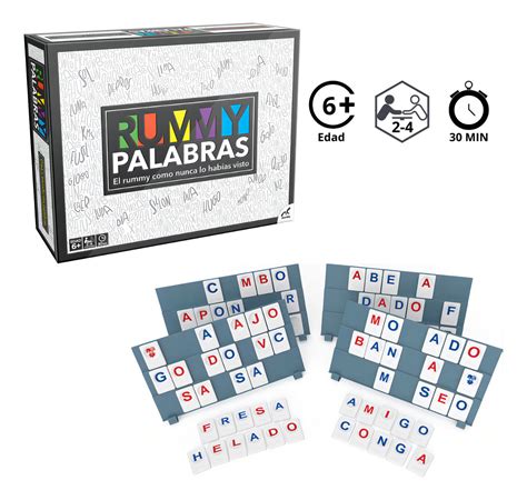 Rummy Palabras Juego De Mesa Educativo Familiar Novelty Novelty Corp