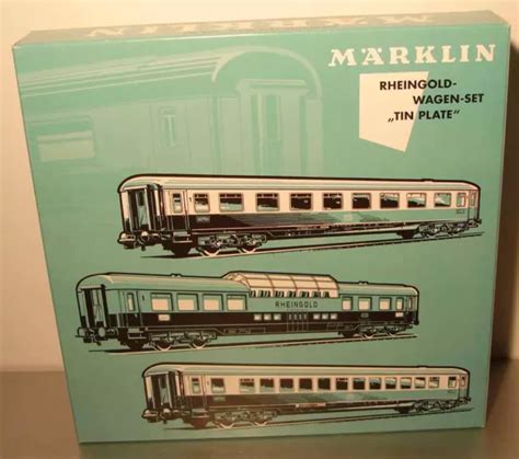 M Rklin Ho Db Schnellzugwagen Set Tee Tin Plate Ovp Eur