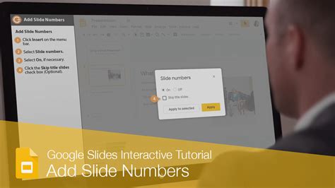 Add Slide Numbers Customguide