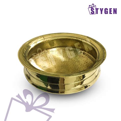 Brass Made Serving Dish Medium Size পিতলের ডিশ Stygen