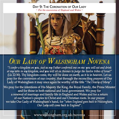 Novena In Honour Of Our Lady Of Walsingham Day 9 Catholic National