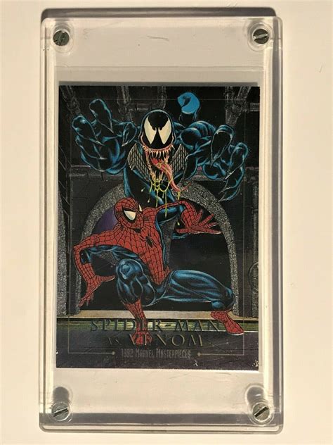 1992 SKYBOX MARVEL MASTERPIECES SPIDER MAN VS VENOM SPECTRA CARD RARE 4