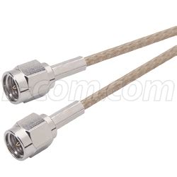 RG316/U SMA Plug Coaxial Cable Assembly - 50 Ohm Transmission Line with ...