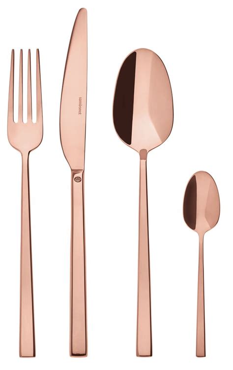 Sambonet Cutlery Set Rock Copper Piece Buy Now At Cookinglife