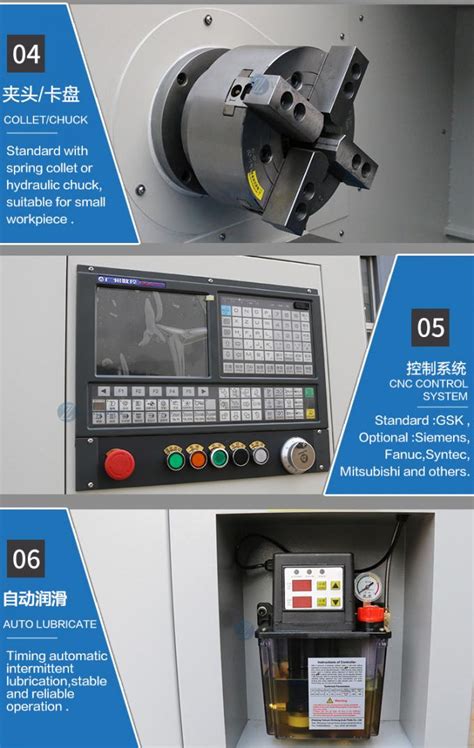 Schrägen Bett CNC drechseln Drehenmitte SCK6339