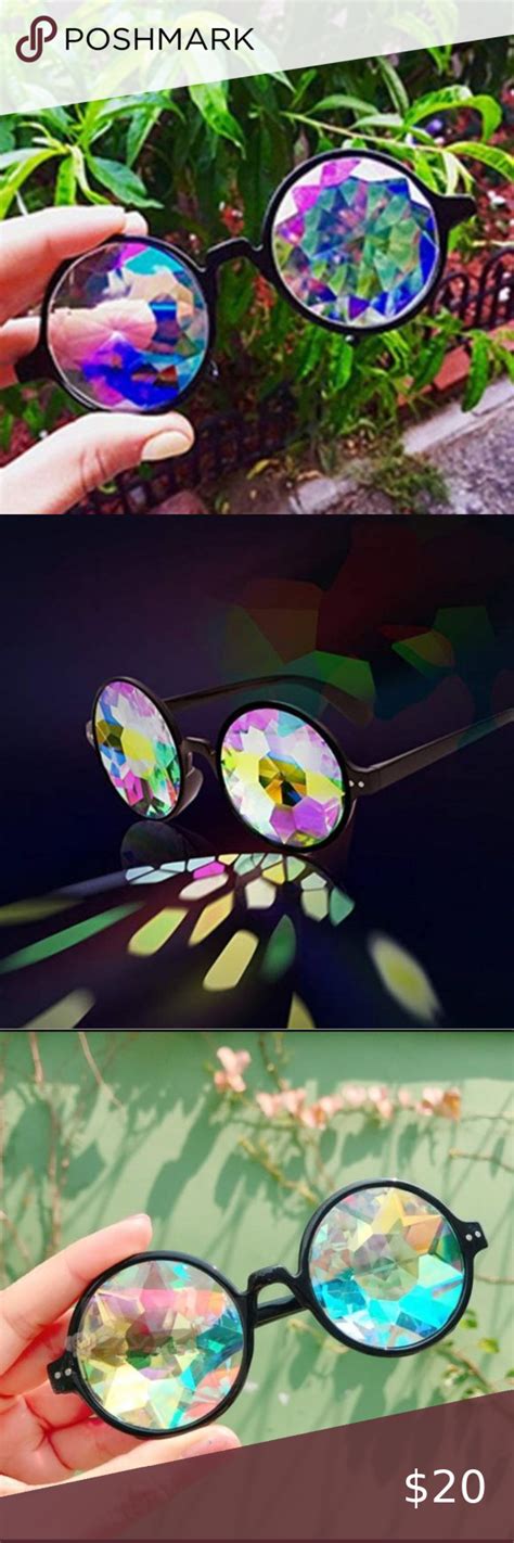 Sunglasses Kaleidoscope Rainbow Prism Glasses Rainbow Prism Kaleidoscope Glasses Rave Glasses