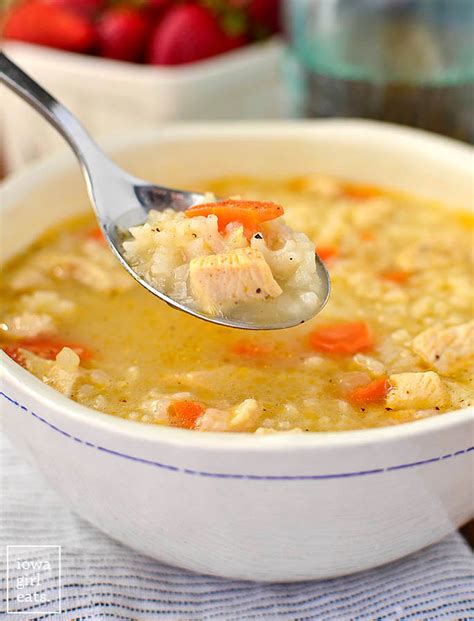 Easy Chicken And Rice Soup Iowa Girl Eats