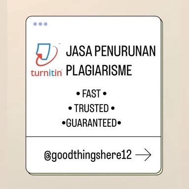 Jual Jasa Penurunan Plagiasi Guaranteed Fast Shopee Indonesia