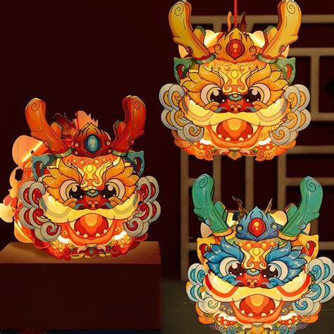 Đèn lồng trung thu đèn rồng lân trang trí tết Trung Thu Hot Shopee Việt Nam