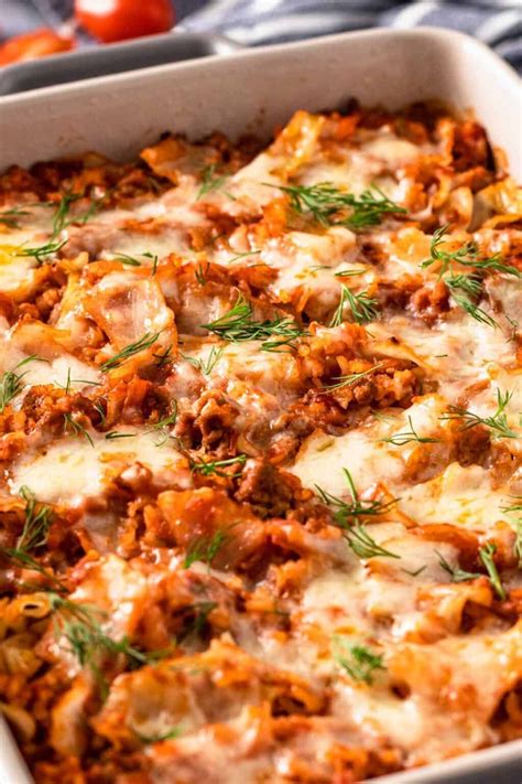 This Lazy Cabbage Roll Casserole Has It All Easy And Budget Friendly