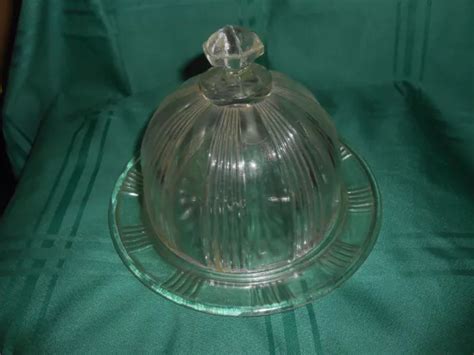 Cloche Fromages Ou G Teaux En Verre Moul Molded Glass Cheese Or Cake