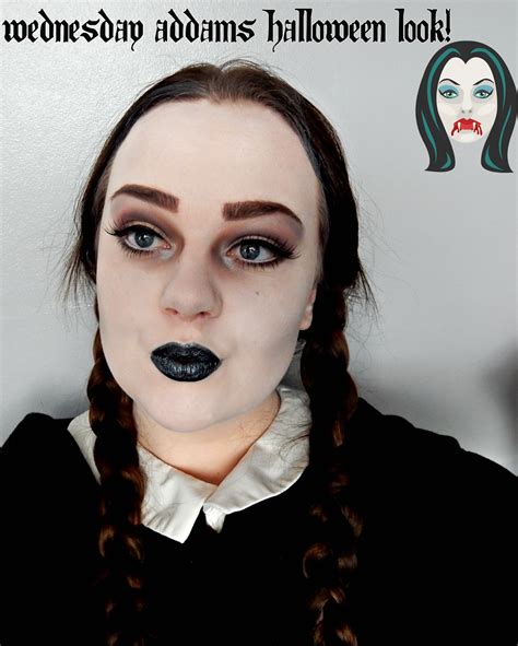 Jadeloves: Wednesday Addams halloween make up look!