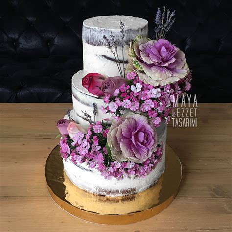 Maya Lezzet Tasarımı NİŞAN PASTASI SOZ PASTASI NAKED CAKE