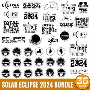 Solar Eclipse Svg Bundle Solar Eclipse Svg Blacked Out In Usa