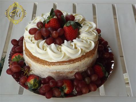 Naked Cake Ninho Frutas Vermelhas No Elo Casa Marcondes Doceria