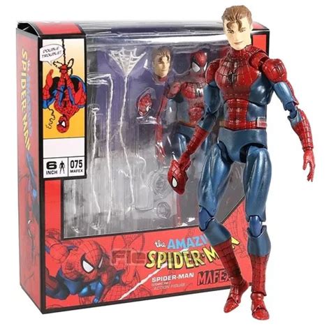 Boneco Homem Aranha Articulado Cm Comic Version Mafex