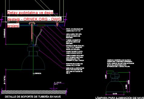 Detay Ayd Nlatma Ve Depo Deste I Dwg Projesi Autocad Projeler