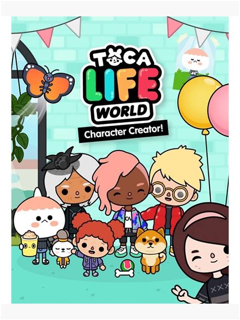 "Toca Boca world characters " Poster for Sale by DarksApparels | Redbubble