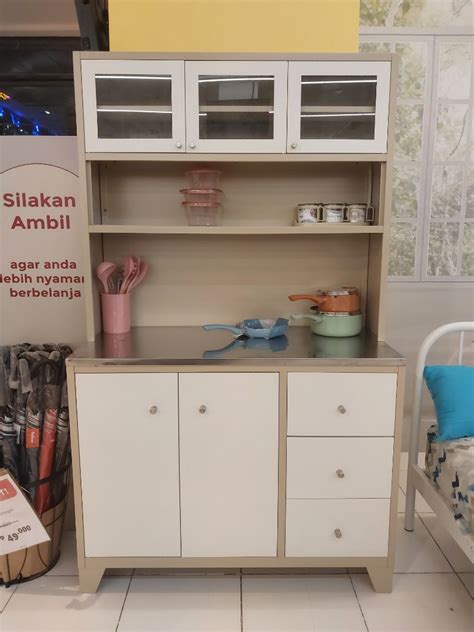 Lemari Dapur Metal Stainless Murah Perabotan Rumah Di Carousell