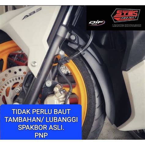 Jual SAMBUNGAN SPAKBOR DEPAN VARIO 160 PLASTIC INJECTION MEREK KSR