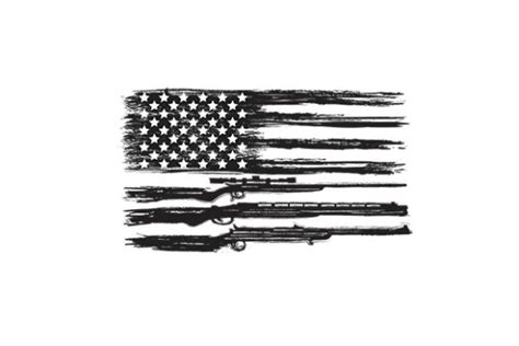 Gun USA Flag Graphic by George Khelashvili · Creative Fabrica