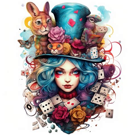 Alice in Wonderland Art,alice in Wonderland,wonderland Unique Art ...