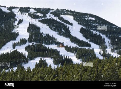 Red Lodge mountain resort ski area in Montana USA Stock Photo - Alamy