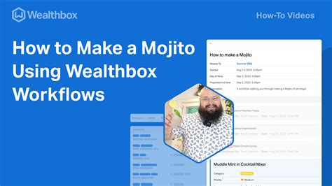 How To Make A Mojito Using Wealthbox Workflows Wealthbox Crm