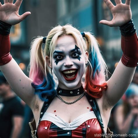 Crazy Harley Quinn Charisma | Stable Diffusion Online
