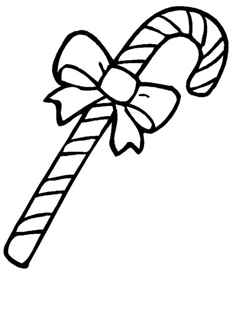 Free Printable Candy Cane Coloring Pages For Kids