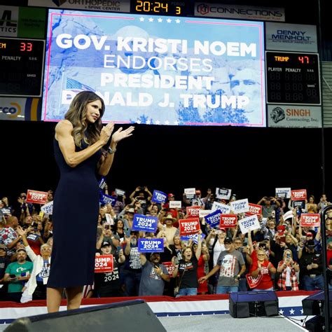 Is Trumps Vp Contender Kristi Noem Ready For Prime Time Wsj